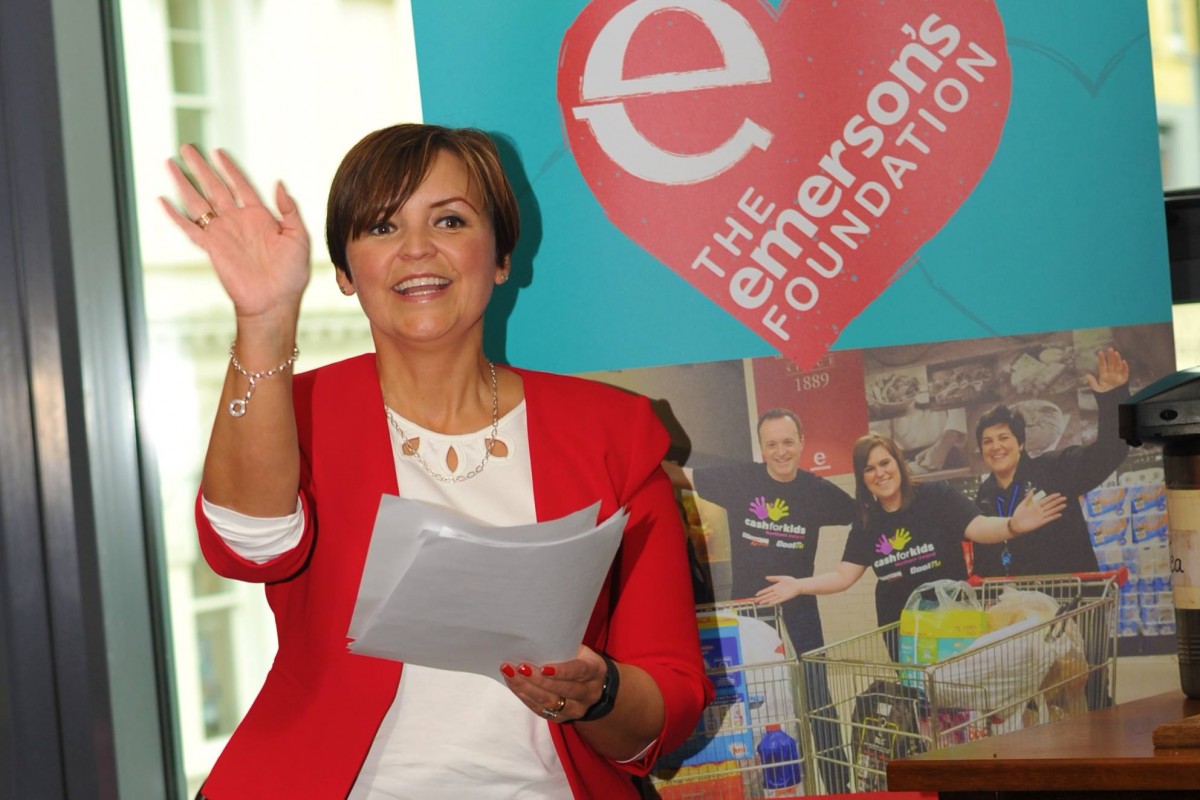 Debise Watson at the launch of The Emerson's Foundation in Armagh